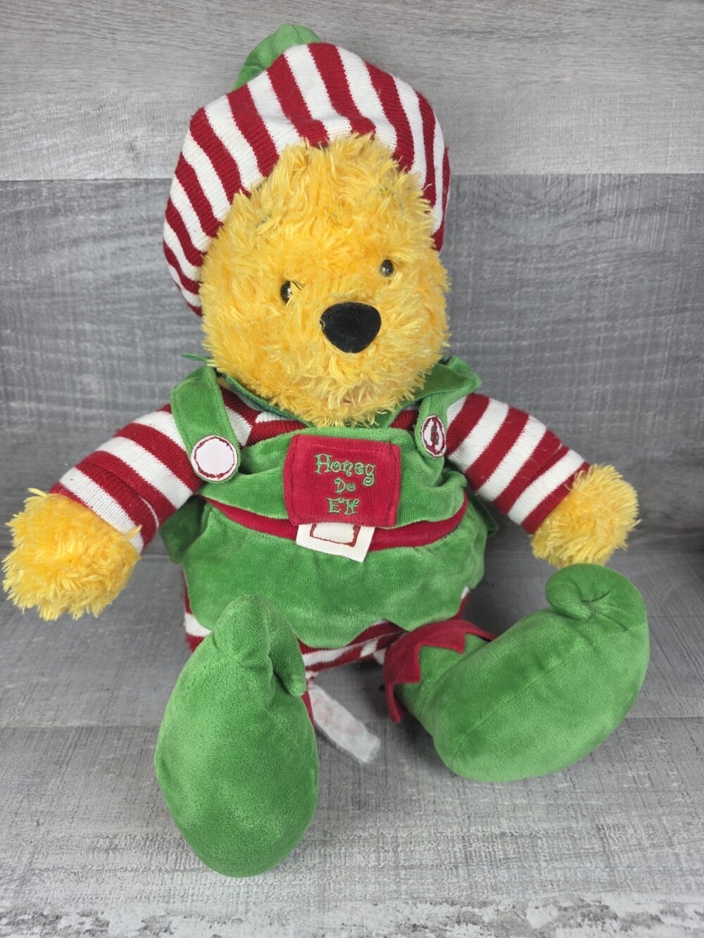 Disney Winnie the Pooh Honey Do Elf Plush Disneyland World b41